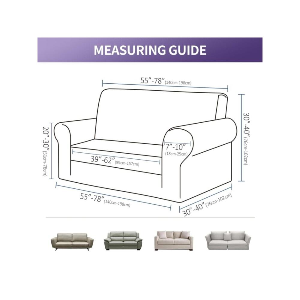 New Joccun Stretch Loveseat Couch Cover Slipcover - Picture 2 of 3
